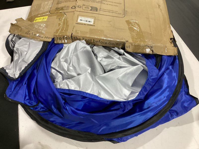 Condition photo showing Good Condition for wolfwise pop up changing tent for beach, camping portable shower tents, outdoor privacy bathroom, change dressing clothes tent pop up instant for camp, toilet, 6.2ft/6.6ft/6.9ft high spacious pro: 74.8" h, 47.2" w blue