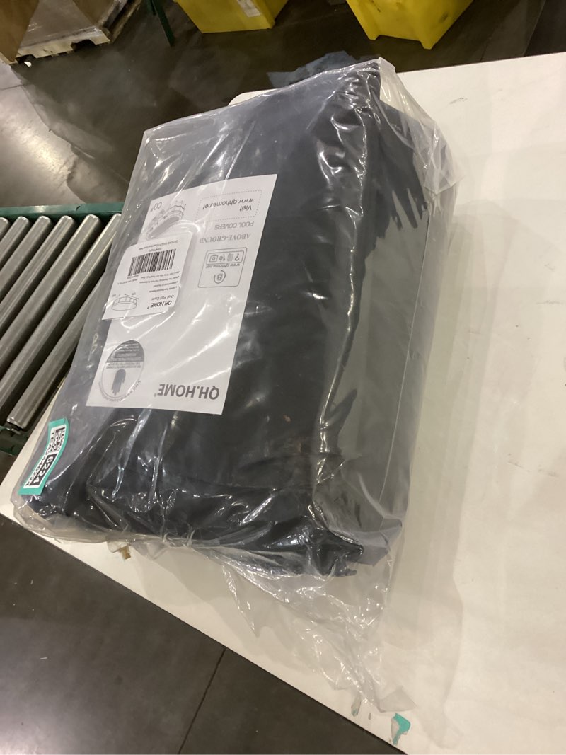 Condition photo showing New/Like New for QH.HOME 16x32 Ft Oval Pool Cover for Steel Wall Oval Pool, [Excellent Windproof ] with Adjustable Buckle Straps & Drawstring Hem. [Durable, Tear Resistant] 16x32FT-(Steel Wall Oval Pool)