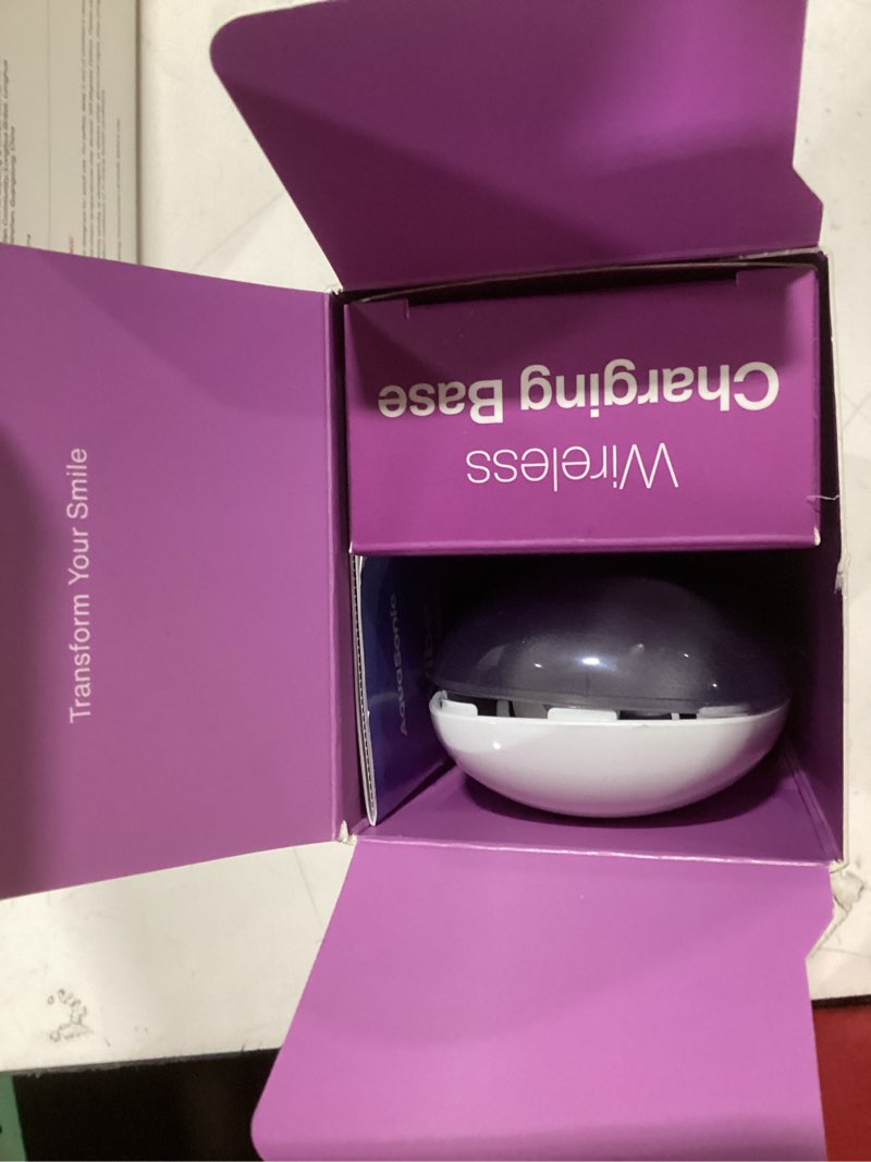 Condition photo showing Good Condition for Aquasonic Vibe Series Ultra-Whitening Toothbrush – ADA Accepted Electric Toothbrush - 8 Brush Heads & Travel Case – 40,000 VPM Motor & Wireless Charging - 4 Modes w Smart Timer – Satin Violet