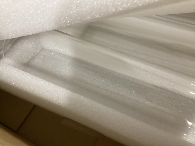 Condition photo showing As Is for Shihanee Set of 24 Pillar Candles and Glass Cylinder Vases Assorted Sizes Clear Cylinder Holders for Pillar Candles Home Table Centerpieces Wedding Party Decorations (Multiple Sizes,White) Multiple Sizes White 24