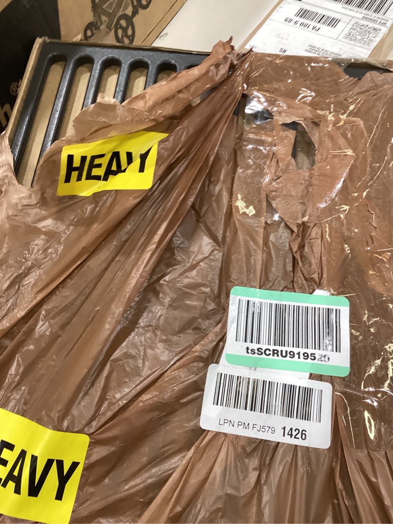 Condition photo showing As Is for 7637 grill parts for weber spirit e210, 17.5 inch grill grates for weber spirit e210, e220, s210, s215 with front control,replacement parts for weber spirit 200 & gs4 spirit ii e210, spirit ii e220 17.5" x 20.5" cast iron