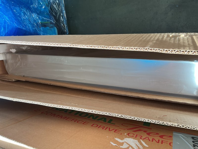 Condition photo showing Good Condition for Transolid STH5814 58.5-in. Recessed Stainless Steel Shower Storage Pod  Stainless Steel