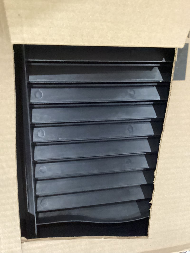 Condition photo showing New/Like New for builders edge 15 in. x 36 in. vinyl louvered shutter  (2-pack) — residential use  standard application