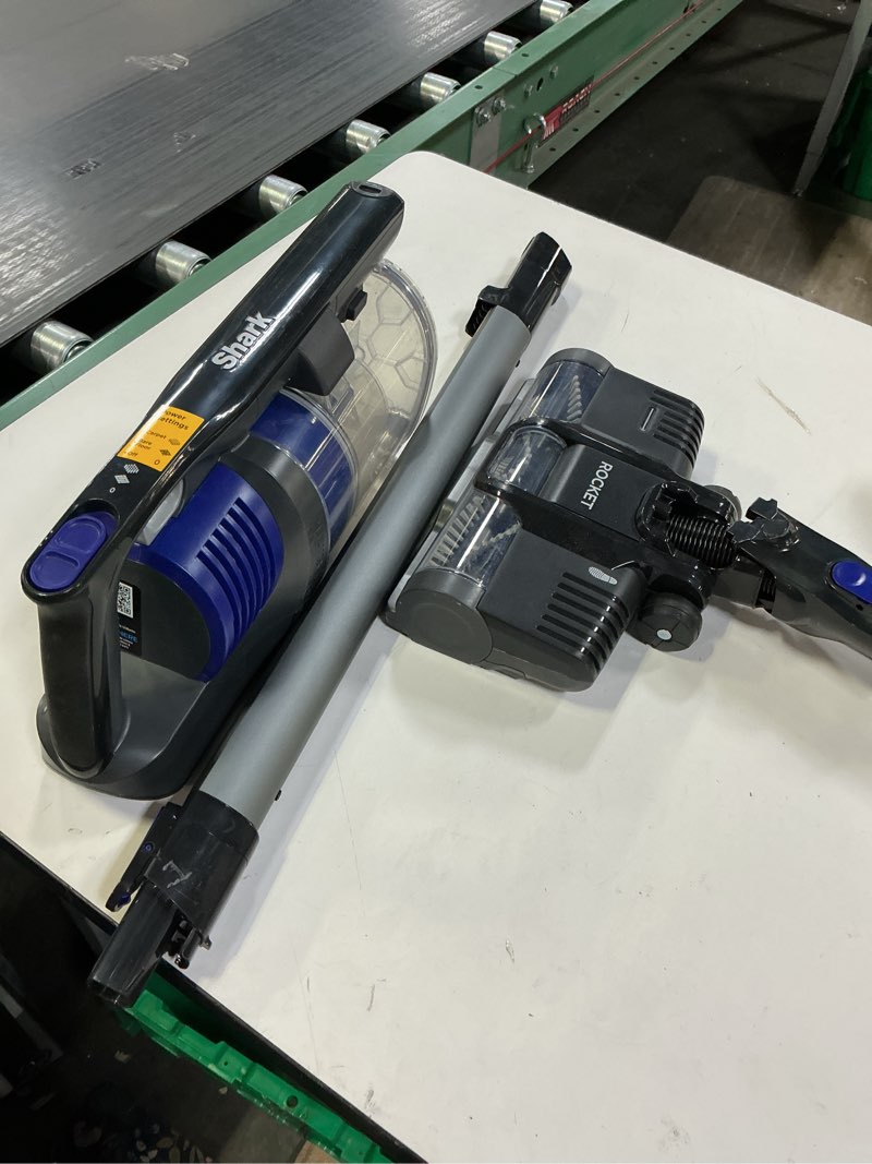 Condition photo showing As Is for Shark | Pet Cordless Vacuum Cleaner | LED Headlights | Removable Handheld Vacuum for Pet Hair | Crevice Tool & Pet Multi-Tool Included | 40min Runtime | For Carpet & Hard Floors | Grey | IX141 Pet Cordless Essential