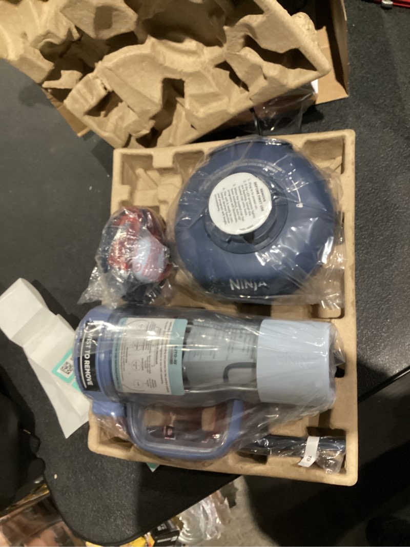 Condition photo showing Good Condition for Ninja Blendboss™ | Personal Blender for Smoothies & Frozen Drinks | 26oz Travel Tumbler with LeakProof Lid, Chug Spout & Detachable Straw | Auto-iQ Technology | Cyberspace | DB351CY