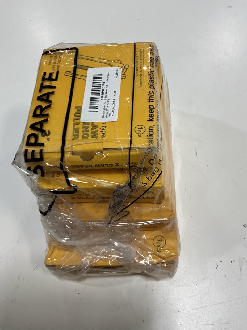 Condition photo showing Good Condition for 4 pcs 2 jaw gear puller set steel removal tool adjustable for pulleys flywheels bearings gears (3'' 4'' 6'' 8'') 3'' 4'' 6'' 8'' 4