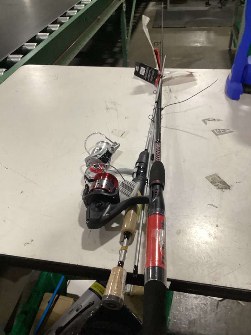 Condition photo showing As Is for ugly stik gx2 spinning reel and fishing rod combo