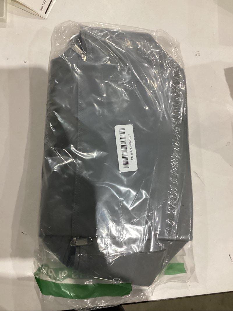 Condition photo showing New/Like New for NOL Natural Organic Lifestyle Insulated Lunch Bags for Women Cooler Bag Lightweight Nylon Waterproof Lunch Box For Work (Cool gray, Medium(normal)) Cool Gray Medium (8 Liters)