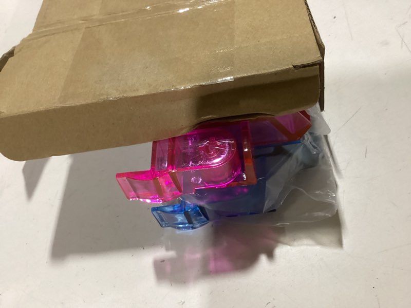 Condition photo showing Good Condition for DNB Mahjong Rack Pusher Set - 4 Transparent Acrylic Mahjong Rack with Built in Pushers Set - Multi Color 4 Color