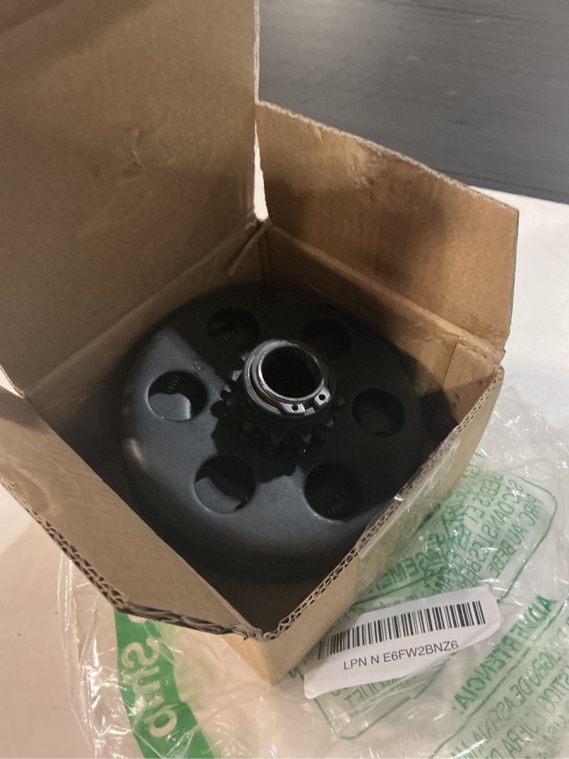 Condition photo showing As Is for vashly go kart clutch 3/4" bore 12 tooth for #35 chain predator 212 clutch 12t for predator honda gx160 gx200 centrifugal clutch perfect for go kart, minibike and fun kart engine