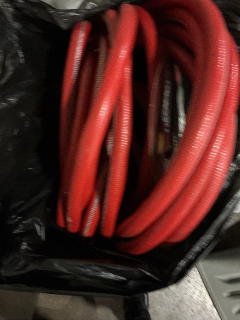 Condition photo showing As Is for neverkink xp teknor apex 3/4-in x 100-ft contractor-duty kink free vinyl red coiled hose