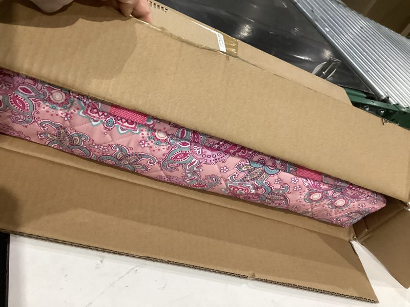 Condition photo showing Good Condition for American Mahjong Game Set, 166 White Tiles, 4 All-in-One Color Rack/Pushers, Complete Mahjong Set with Pink Printed Carrying Bag