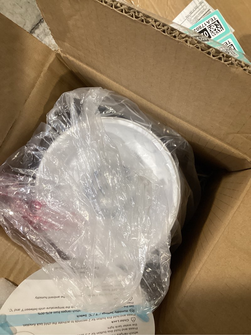 Condition photo showing Good Condition for JRD Humidifier Large Room 8L/ 2.1Gal, Ultrasonic Cool Mist for Bedroom, Quiet Humidifier with Remote Control, 10 Mist Modes, 24H Timer, Night Light, AI Mode, 40H Run for Home Office Baby Pets