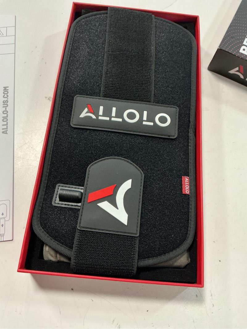 Condition photo showing Good Condition for allolo red light therapy for body, 3 in 1 leds red light therapy belt with timer remote control, 660nm 850nm infrared light therapy pad for body waist shoulder knee, 12.6" x 6.3" large area