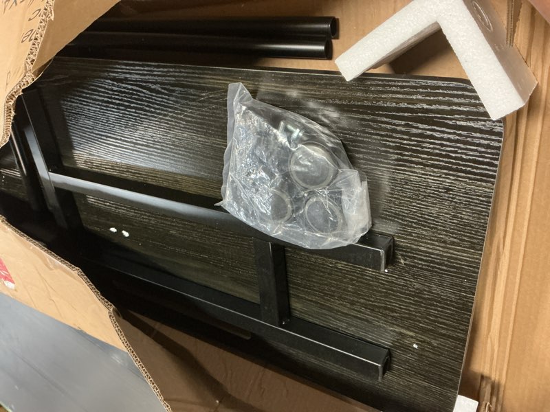 Condition photo showing As Is for TigerDad Mobile Over The Bed and Recliner Table - Adjustable Height & Length, Stable Laptop Tray with Wheels for Kids & Adults