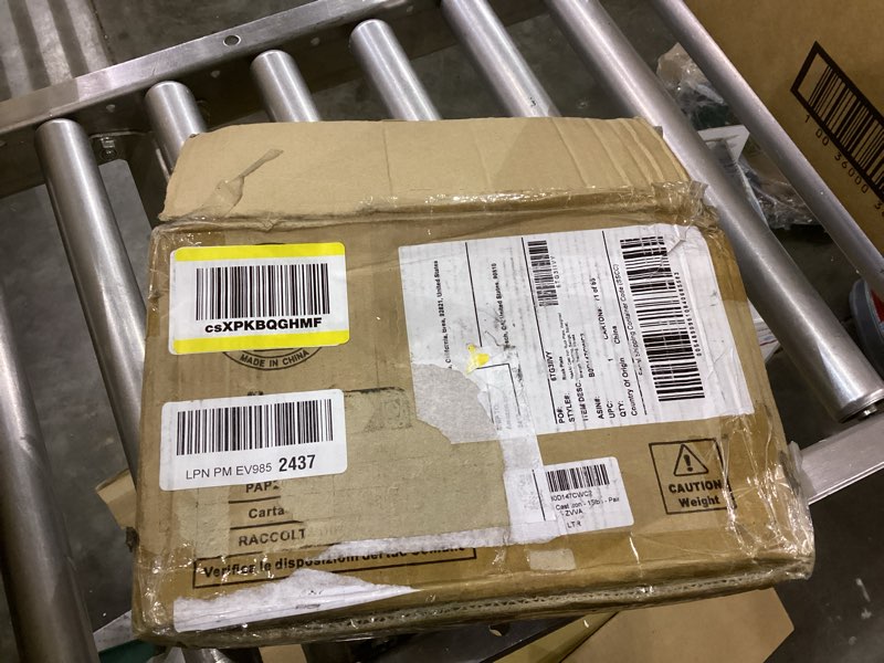 Condition photo showing As Is for Yes4All Cast Iron Rucking Weight for Backpack, Training Weight Plate with Ergonomic Rounded Handle, Protective Glossy Finish for Weighted Walking, Hiking, Rucking, Resistance Workout, 10 LB I. 2x15LB