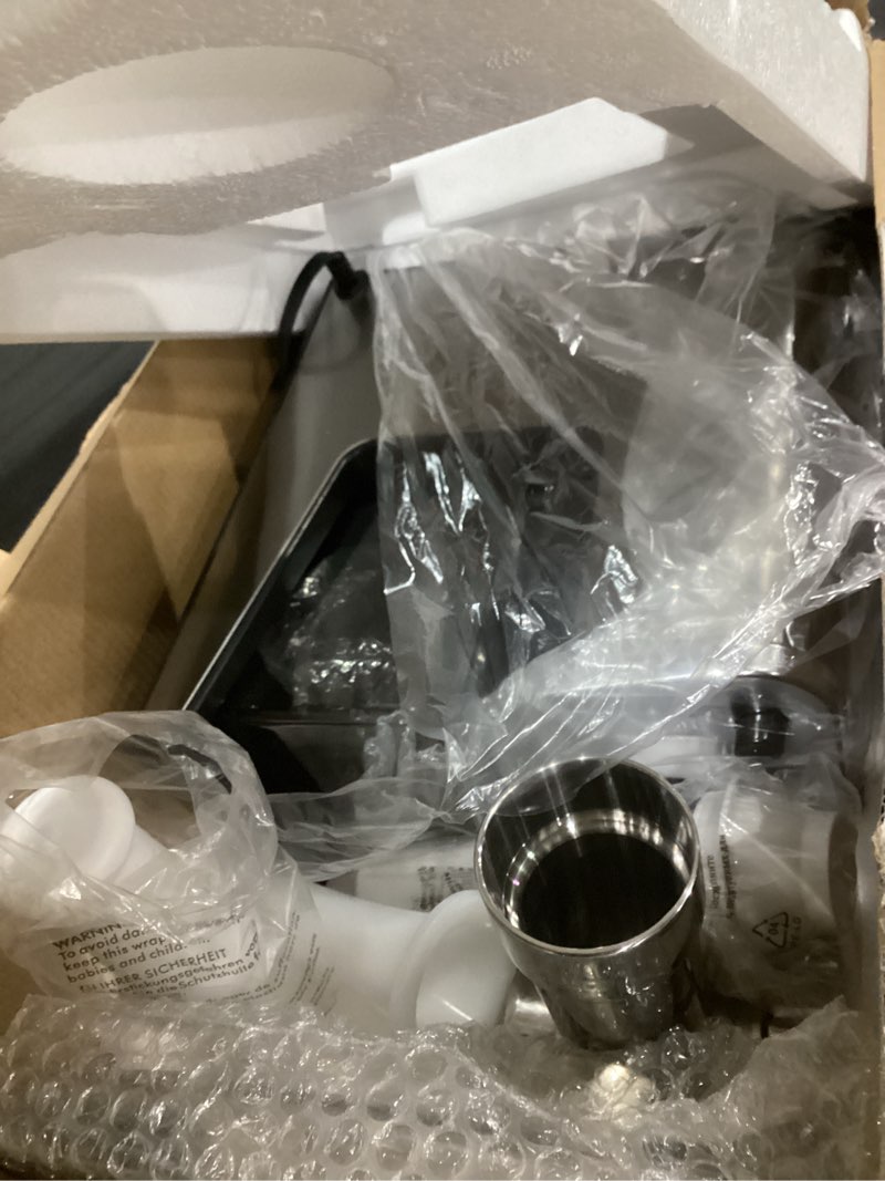 Condition photo showing As Is for Electric Meat Grinder,3000 Max 304 Stainless Steel Meat Mincer Accessories with 2 Blades,3 Grinding Plates,3 Sausage Stuffer Tubes & Kubbe Kit for Home & Kitchen Use 304 Stainless Steel Meat Grinder Accessories