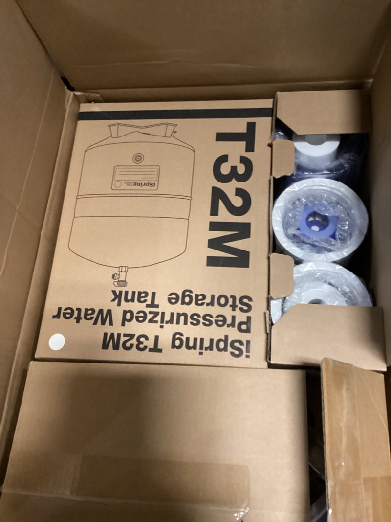 Condition photo showing Good Condition for iSpring RCC7AK, NSF Certified, 75 GPD, Alkaline 6-Stage Reverse Osmosis System, pH+ Remineralization RO Water Filter System Under Sink, Patented Top-Mounted Faucet Design for Easy Installation 6-Stage, Alkaline Brushed Nickel