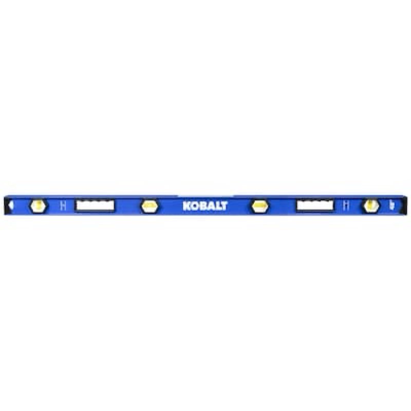  kobalt aluminum 48-in 4 vial i-beam level