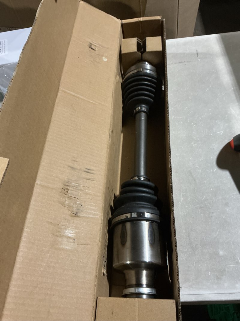 Condition photo showing As Is for front cv axle shaft assembly fit for mazda 3 2005-2013, for mazda 5 2006-2010 2012-2015, 2.0l 2.3l 2.5l, for manual transaxle, right cv joint shaft, replacement for 60-8227, 1 pack