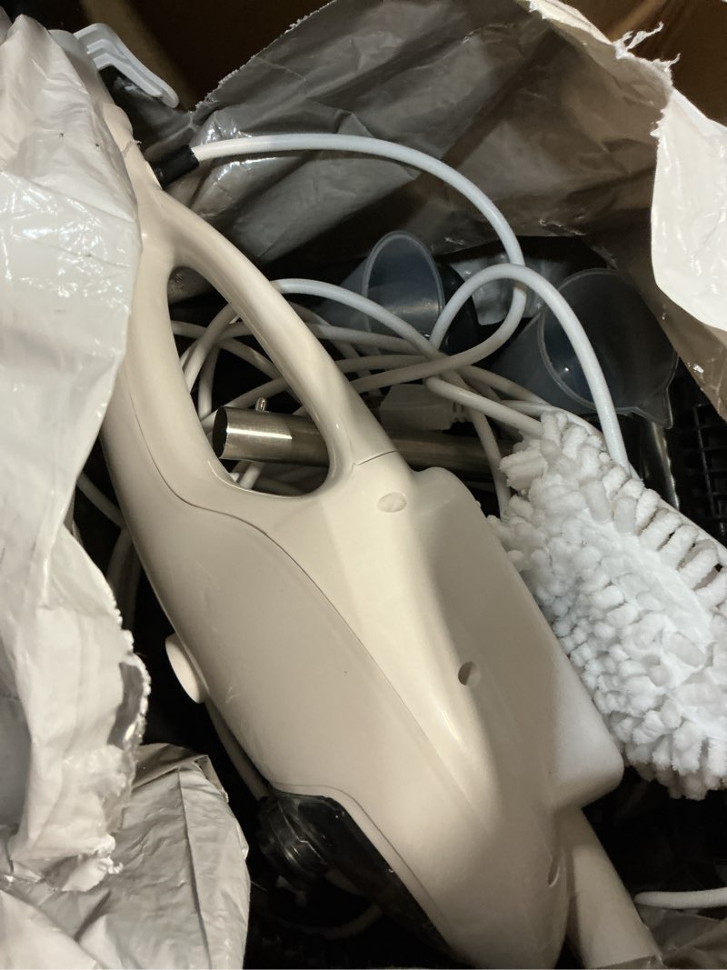 Condition photo showing As Is for 15-in-1 Steam Mops with Detachable Handheld Steamer, Multipurpose Steam Cleaner Mop for Hardwood Floors, High-Pressure 1300W Motor, 30s Fast Heat Up for Tile, Laminate, and Carpet Cleaning