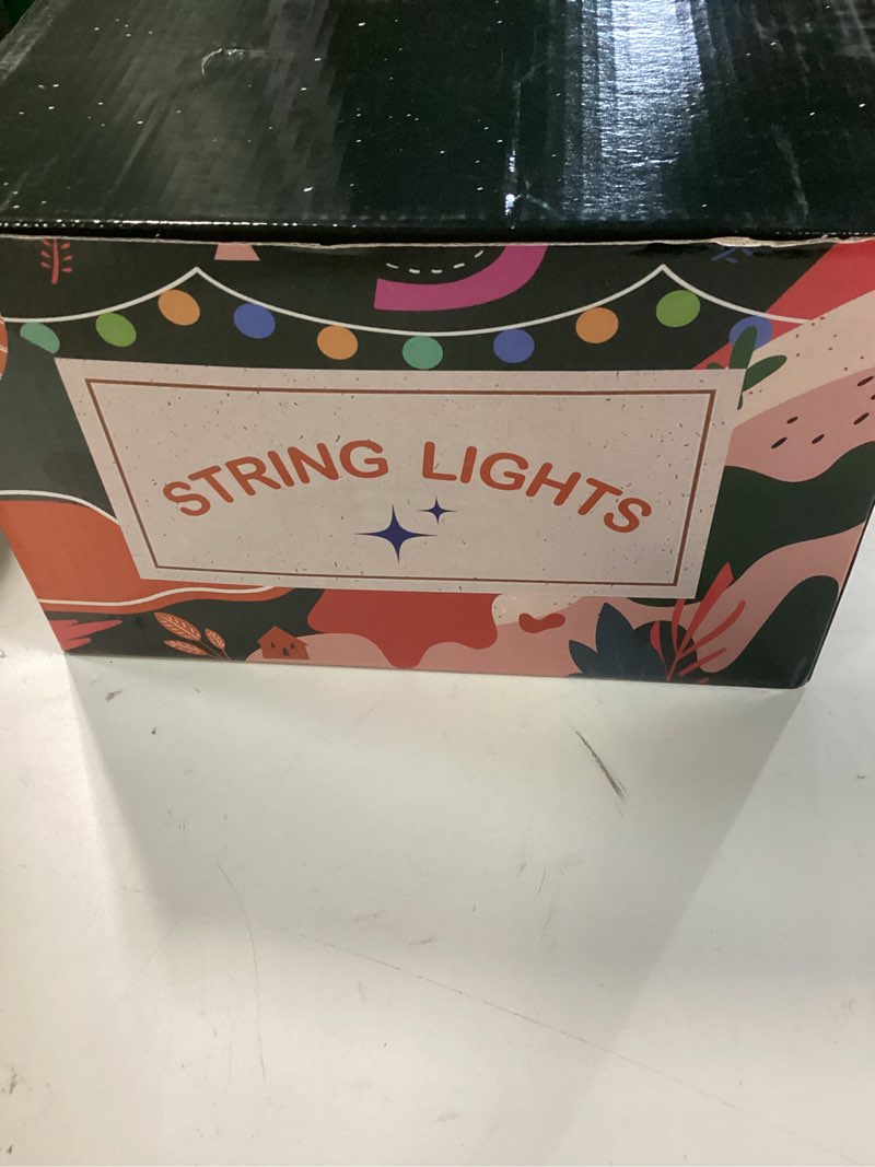 Condition photo showing New/Like New for 98 Ft String Lights for Outside, 960 LED Christmas Lights Outdoor Plug in, Christmas String Lights with 8 Modes & Timer for Holiday, Party, Wedding, House, Patio, Outdoor Decor(Multicolor) 98FT 960LED Multicolor