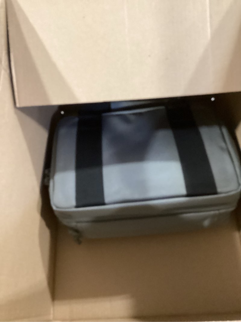 Condition photo showing As Is for Savior Equipment Specialist Series Tactical Triple Pistol Shooting Range Hunting Duffle Bag Gun Carrying Case, Rigid Compartment Frame, Lockable Zippers, 3 Handgun Sleeves & Shoulder Strap Included 13" x 9" x 8.75" Range Bag SW Gray