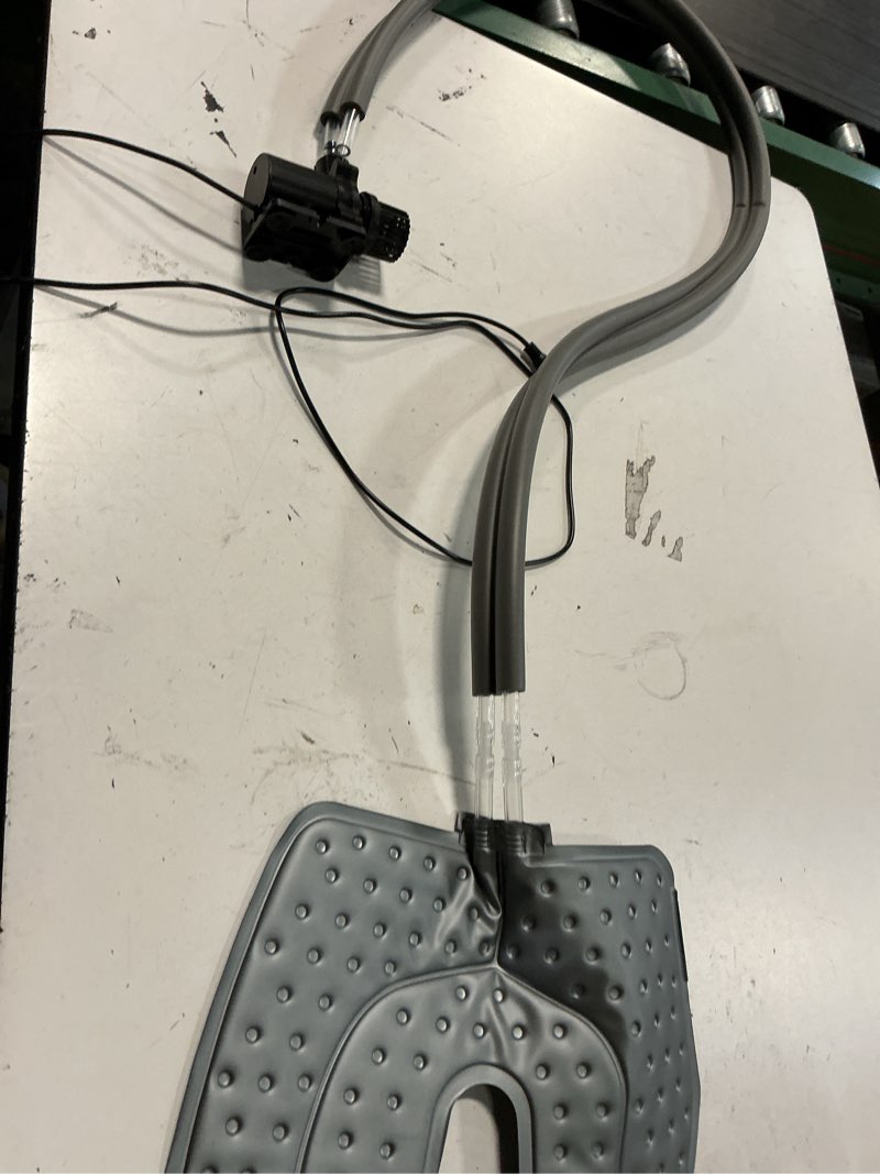 Condition photo showing As Is for frozen heat and cold therapy machine plus hip pad