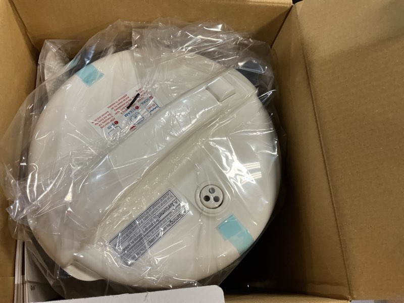 Condition photo showing New/Like New for tiger jnp-1000-fl 5.5-cup (uncooked) rice cooker and warmer, floral white 5.5-cup white