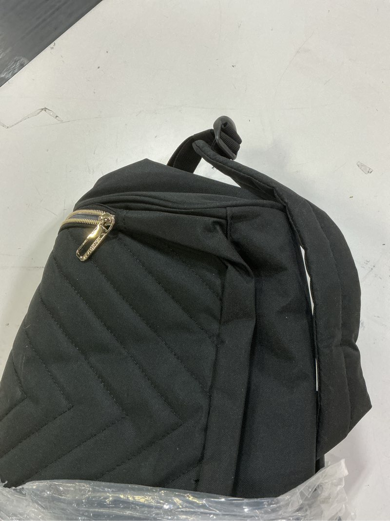 Condition photo showing Good Condition for vankean 17 inch laptop backpack for women men fashion computer work bag, large capacity waterproof backpack with usb port & rfid pockets, college daypack business travel, black quilted black 17.3 inch