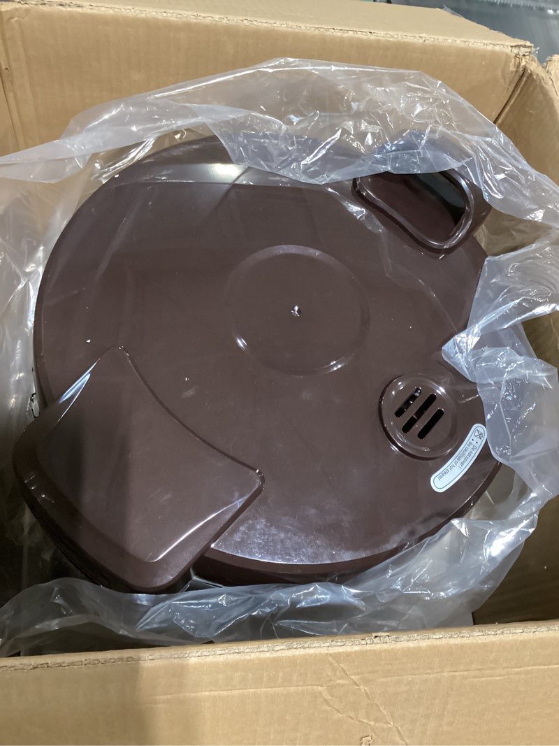 Condition photo showing Good Condition for 15l commercial rice cooker & warmer (84 cup cooked, 15.8 qt) smart large rice cooker 6 rice cook functions 24-hr delay timer | led display | auto keep warm | non-stick inner pot silver & black 84 cups cooked - smart rice cooker & warmer