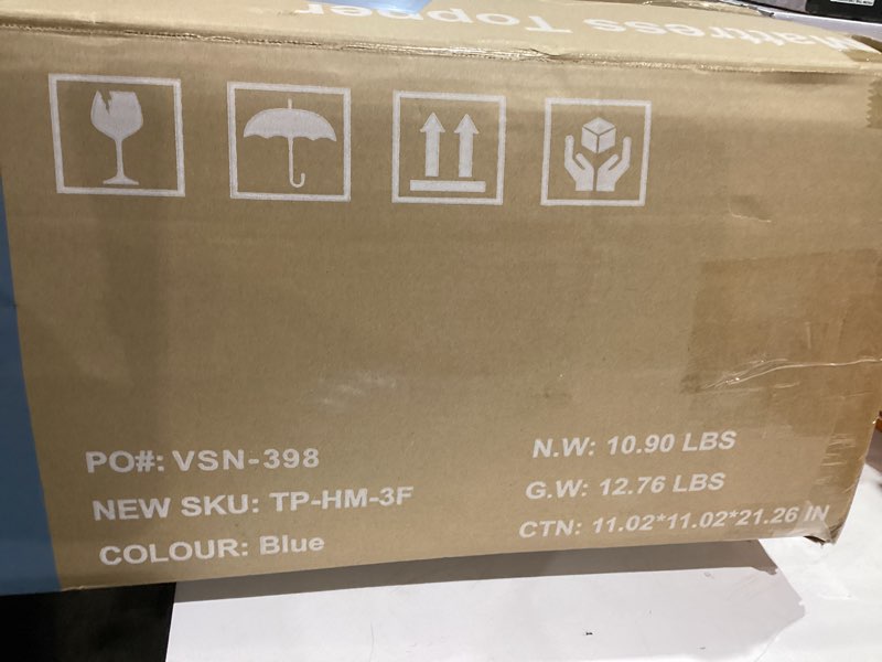 Condition photo showing Good Condition for DUMOS Mattress Toppers Memory Foam Twin XL, 3 Inch Thick Bed Topper Pad Cooling Gel Infused Soft Com