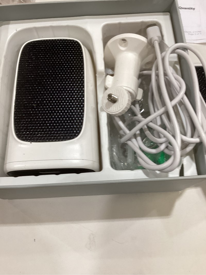 Condition photo showing As Is for 2.4G/5G WiFi Camera for Home Security with Double Solar Panels, 2K Solar Security Camera Wireless Outdoor, Color Night Vision, 2-Way Talk, Spotlight, Siren,IP66, Cloud/SD, AI Detection, Works w/Alexa
