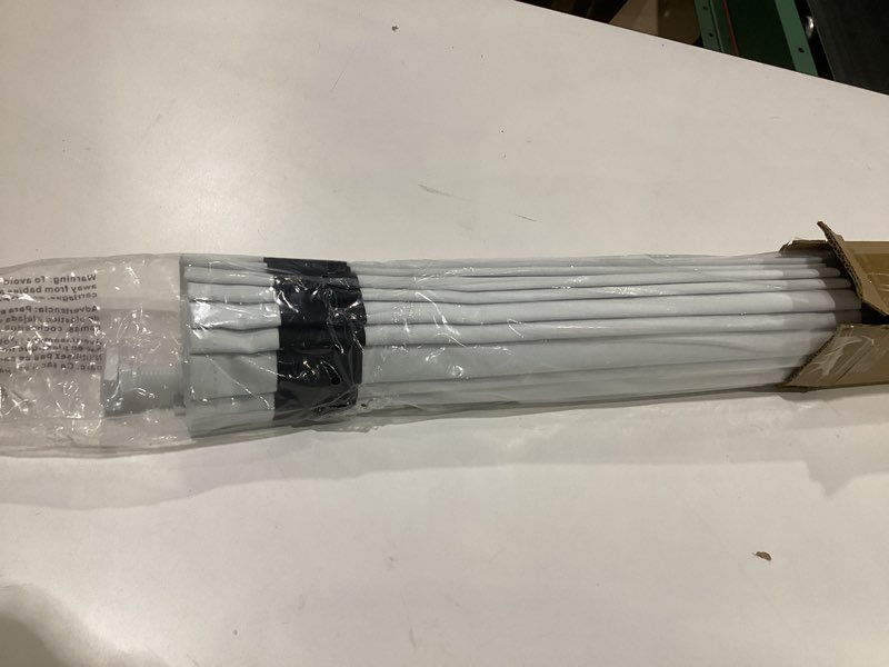 Condition photo showing Good Condition for lazblinds no tools no drill cordless roman shades for windows, blackout thermal insulated uv blocking window blinds, room darkening fabric blinds for indoor windows, 23'' w x 64'' h, white-black white-black (blackout) 23" w x 64" h