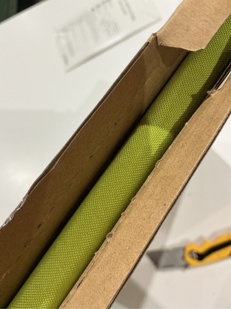 Condition photo showing Good Condition for meanmoy lime green 210 gsm water & stain resistant square tablecloth - solid 54 x 54 inch rectangle table cloth cover in wrinkle free washable wipe clean polyester fabric for wedding, party, banquet lime green 54" x 54" (square)