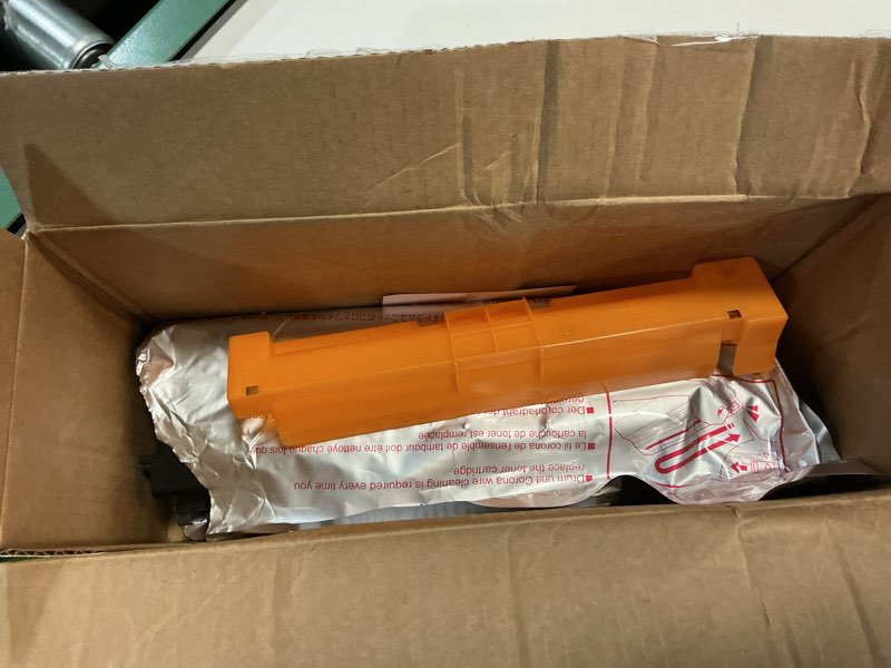 Condition photo showing As Is for brother genuine standard yield toner cartridge, tn730, replacement black toner, page yield up to 1,200 pages, amazon dash replenishment cartridge,1 pack standard yield pack of 1