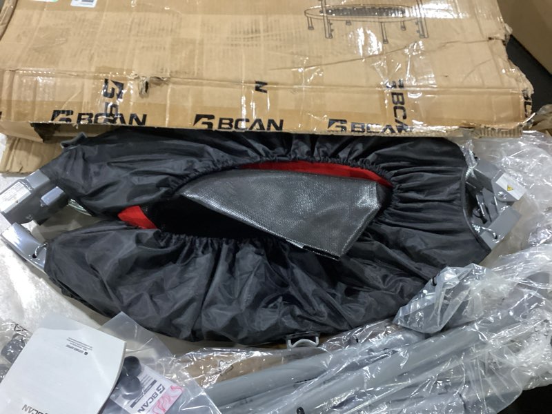 Condition photo showing Good Condition for BCAN 40/48" Foldable Mini Trampoline Max Load 330lbs/440lbs, Fitness Rebounder with Adjustable Foam 