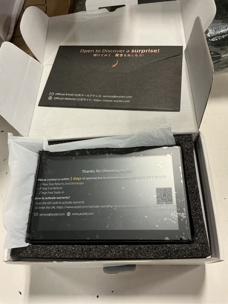 Condition photo showing Good Condition for avylet 7" wireless apple carplay screen for car & android auto, portable car stereo with magnetic mount, supports landscape & portrait, ota/gps/mirror link/voice control/bluetooth/aux/fm/wifi