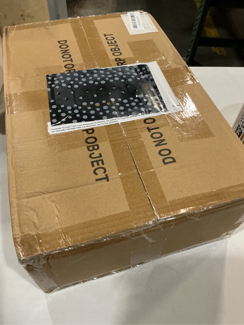 Condition photo showing New/Like New for ezyshade 10-layer truck cover waterproof all weather. see vehicle size-chart for accurate fit. full outdoor pickup truck covers for silverado f150 ram 1500. sun wind rain. size t4 (see sizechart) reflective t4 - see vehicle size chart
