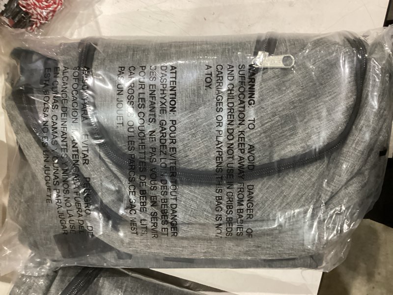 Condition photo showing New/Like New for Masirs Laptop Travel Backpack - Adjustable Shoulder Straps, Zippered Compartments with Side Pockets for Water Bottle or Umbrella. Headset and USB Charging Port. Perfect for Business or Traveling.