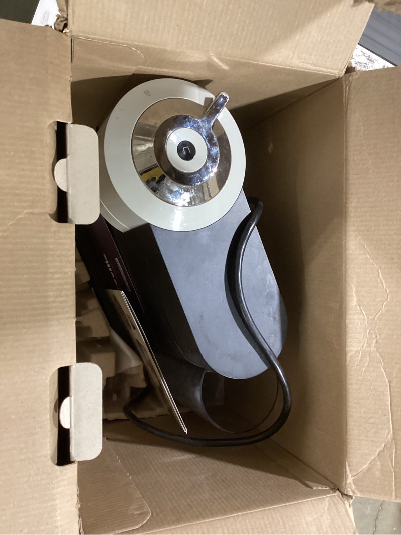 Condition photo showing As Is for Nespresso Vertuo Next Coffee and Espresso Maker by Breville, Light Grey Machine Only Gray