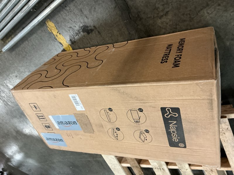 Condition photo showing New/Like New for NAPSIE 14 Inch Queen Memory Foam Mattress, Medium Plush Queen Size Mattress with Cooling Tencel Cover, Bed in a Box for Cool Sleep and Back Pain Relief, CertiPUR-US Certified, Foam Made in USA Queen (U.S. Standard) 14 inch Medium Plush