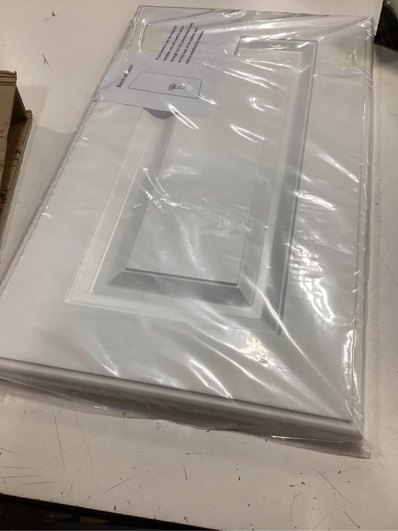 Condition photo showing New/Like New for built-in cabinetry door frame type cabinet door white(22.5in.h x 13.25in.w) white 22.5h*13.25w 1