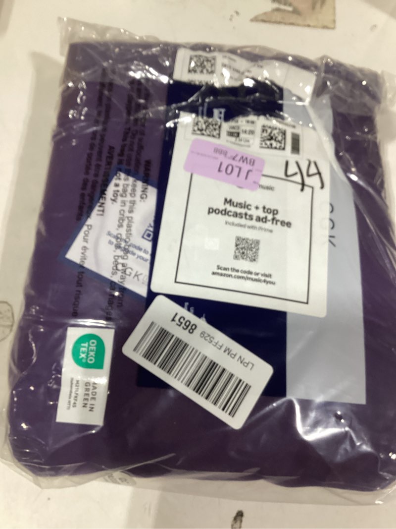 Condition photo showing Good Condition for Queen Size 4 Piece Sheet Set - Comfy Breathable & Cooling Bed Sheets Set - Hotel Luxury Bedding for Women, Men, Kids, Teens, Boys & Girls - Deep Pockets, Ultra-Soft, Wrinkle Free - Oeko-Tex - Purple 37 - Purple Queen
