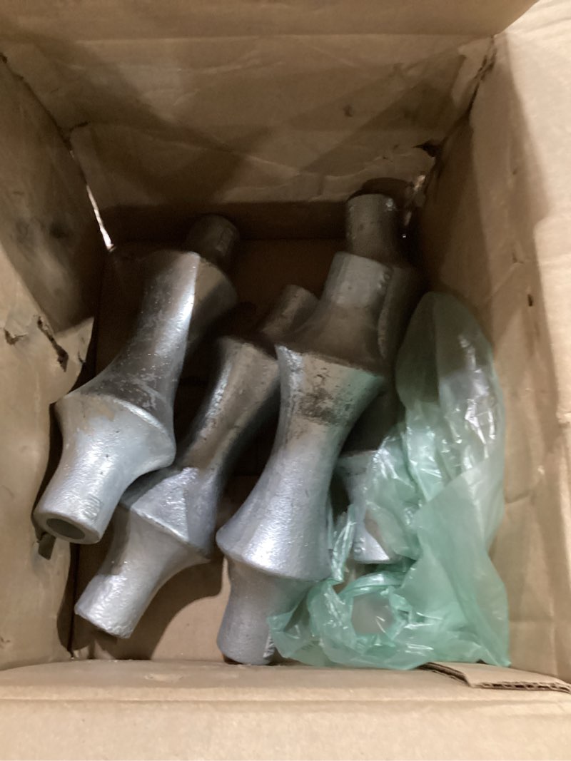 Condition photo showing Good Condition for Highcraft ISTQ-IE10-4 Pipe Roller Replacement Supports Hot Dipped Galvanized Steel 10'' (4 Pack), Ch
