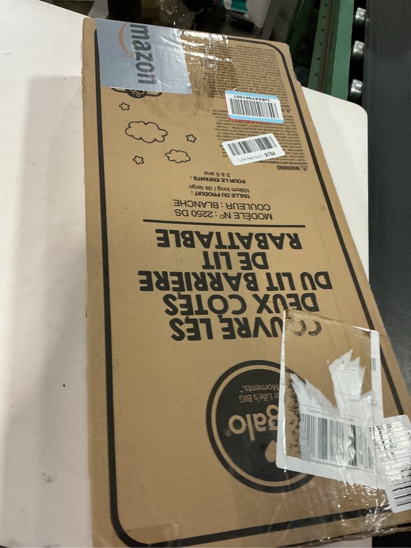 Condition photo showing As Is for Regalo Swing Down Double Sided Bed Rail Guard, with Reinforced Anchor Safety System(Pack of 2) 43 Inch (2 Pack)