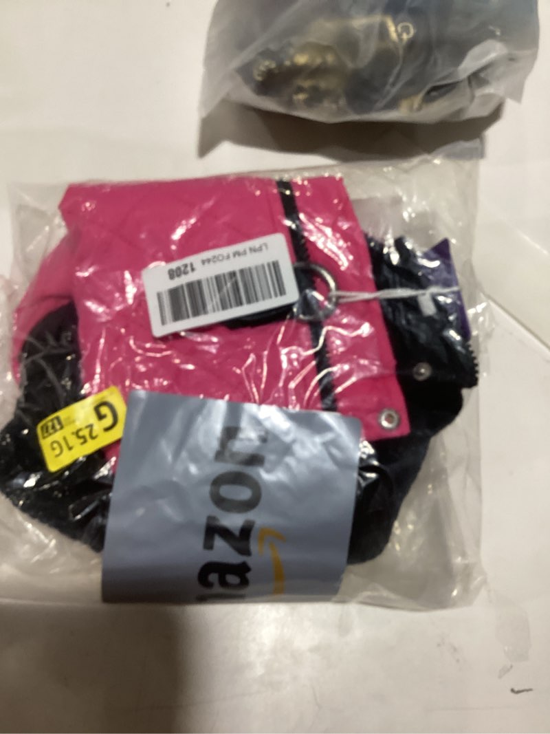 Condition photo showing Good Condition for Gooby Fashion Vest Dog Jacket - Pink, X-Large - Warm Zip Up Dog Bomber Vest with Dual D Ring Leash - Winter Water Resistant Small Dog Sweater - Dog Clothes for Small Dogs Boy or Medium Dogs X-Large chest (~20.5") Pink