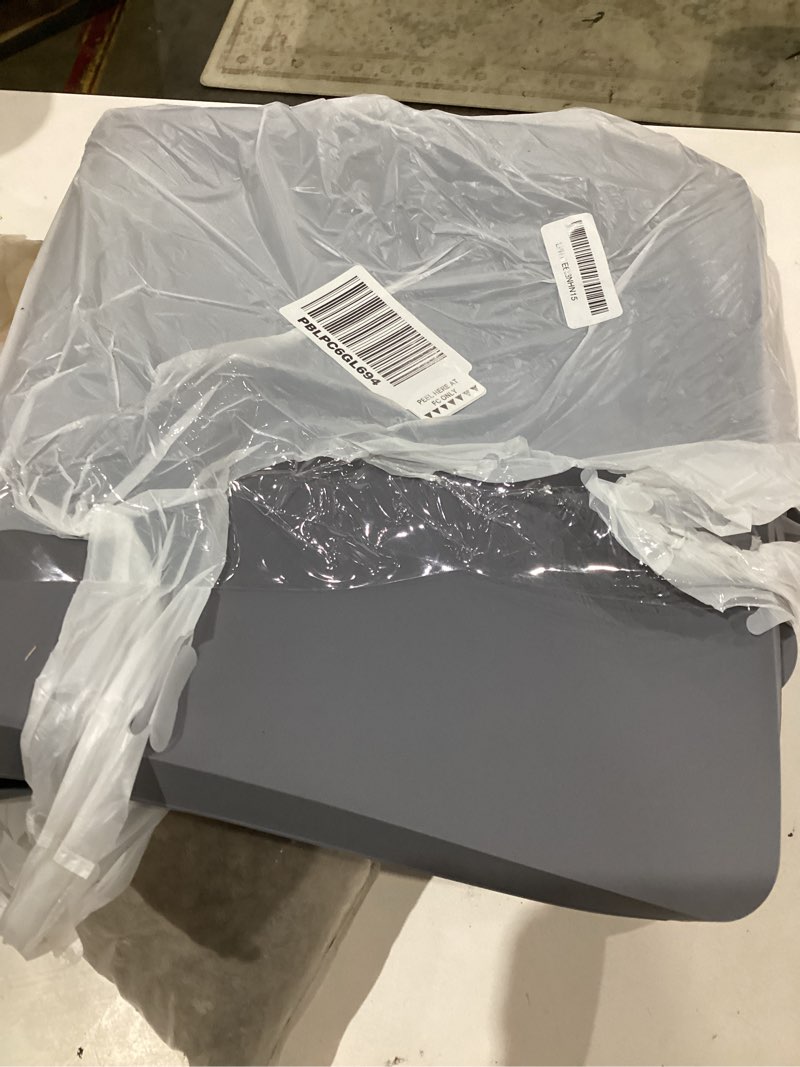 Condition photo showing As Is for silicone cat litter mat, xxl 51''×25.6'' litter box mat, waterproof floor mat for pets, litter trapping, easy to clean, soft on paws (dark grey)