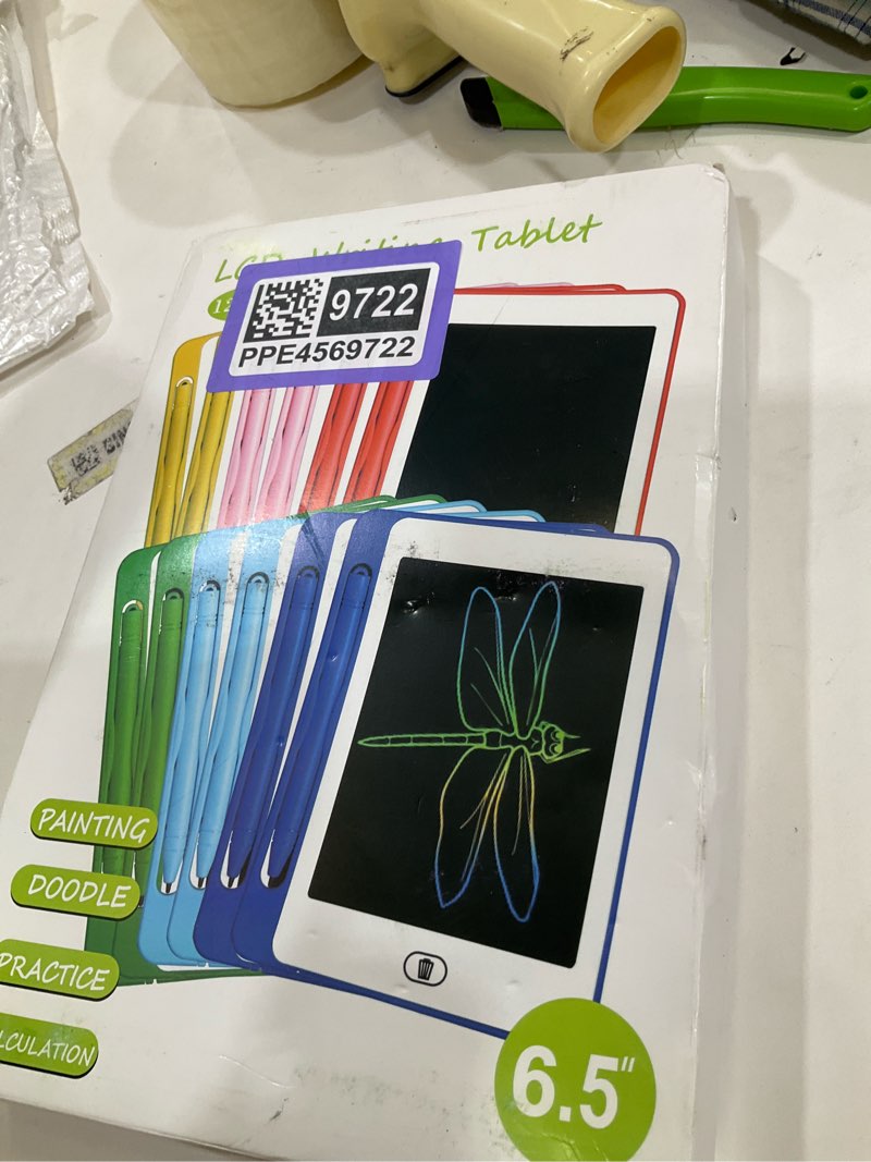 Condition photo showing New/Like New for Party Favor 12 Pack LCD Writing Tablet for Kids, 6.5 Inch Colorful Doodle Board Drawing Tablet, Erasable Reusable Drawing Pads, Educational Learning Toys Birthday Gifts for Girls Boys Age 3 4 5 6 7 8