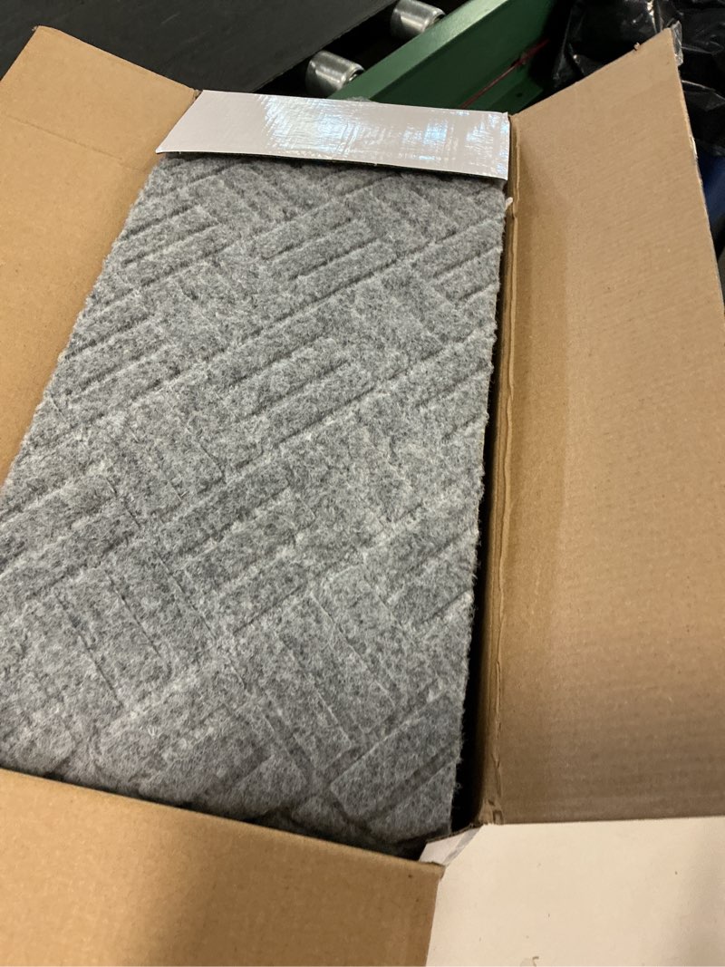 Condition photo showing Good Condition for Stair Treads Carpet Peel and Stick with Self Adhesive Tape - 15 Pack Washable Stair Runners for Wooden Steps Non-Slip - 100% Safety Edging Stair Carpet Runner Protector, Light Grey 8"X30"